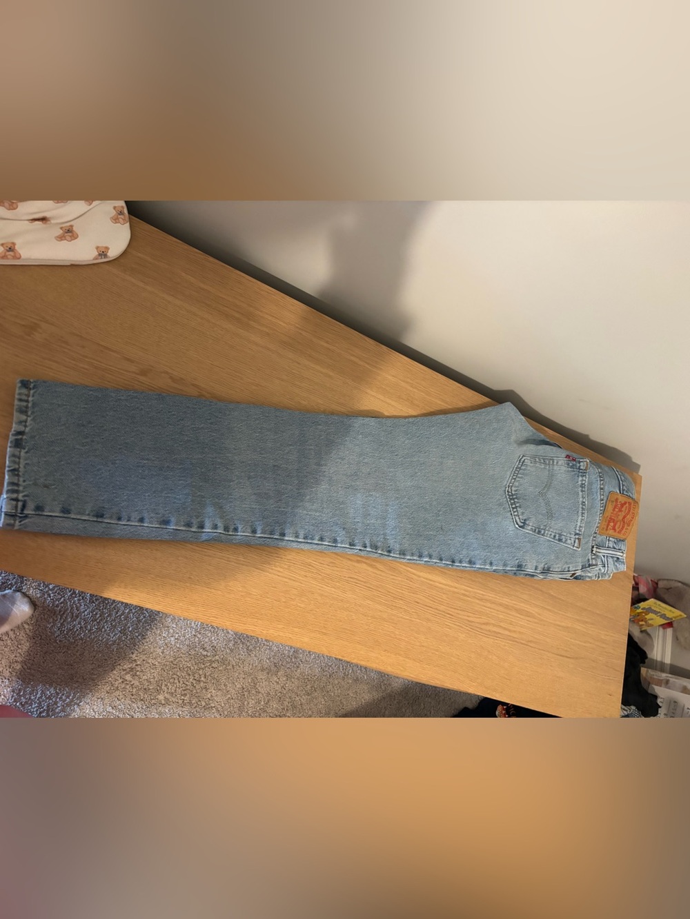 Levi's Light Blue Straight Jeans 32W 30L